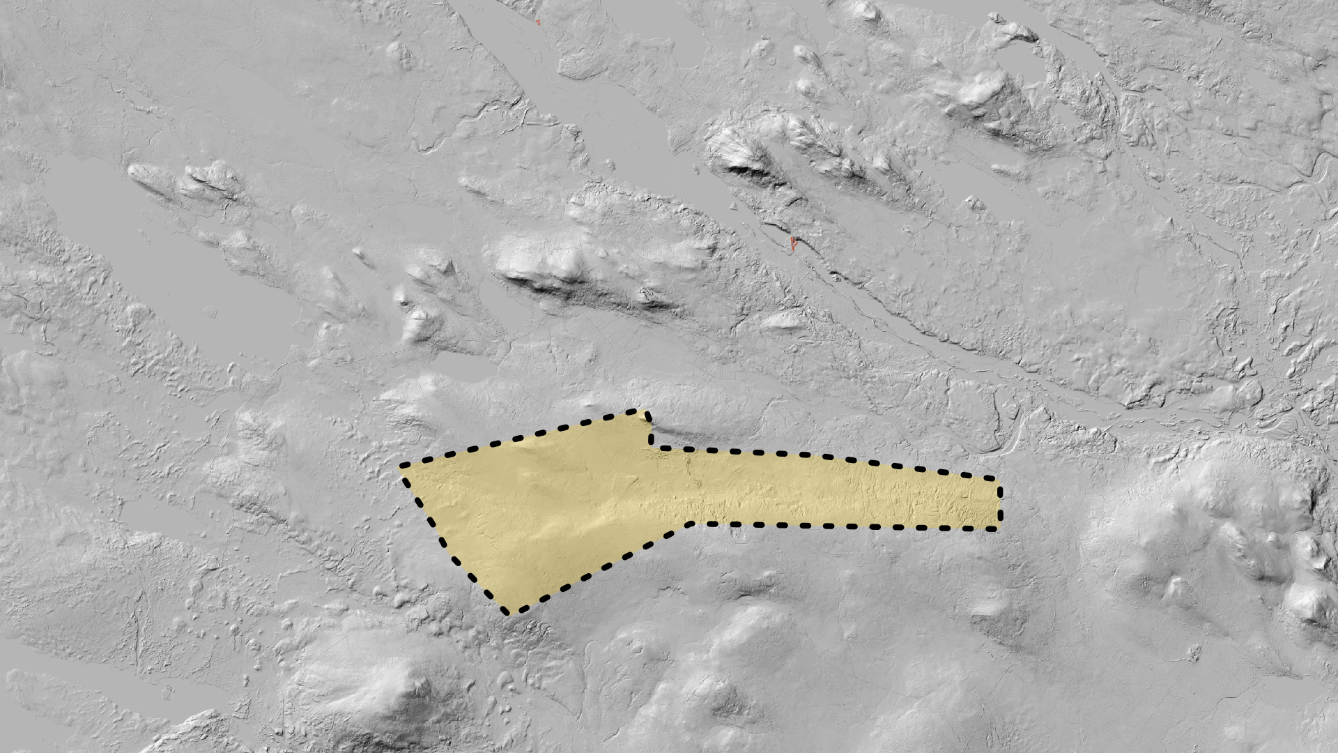 Map of Ytterberget